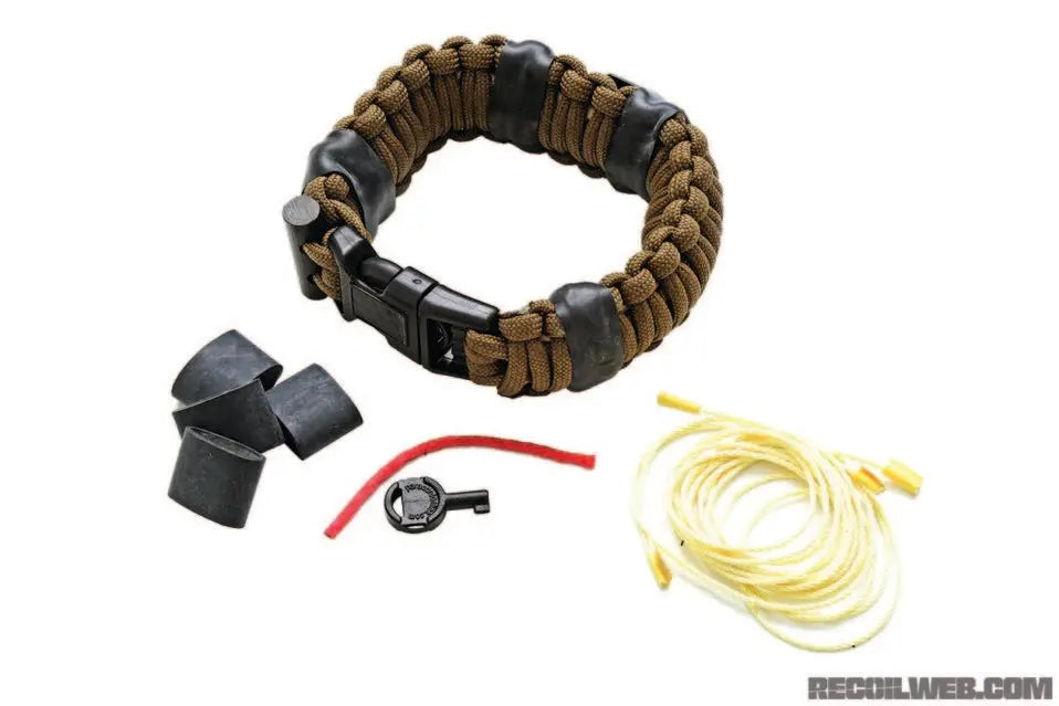 SERE Sidekick- Tactical Survival Paracord Bracelet to Evade, Resist & Escape. Superesse Straps LLC