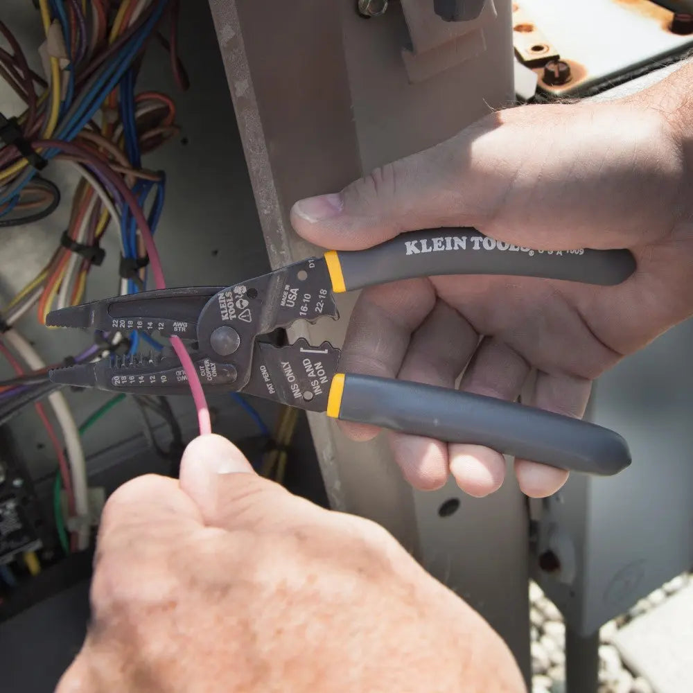 Klein-Kurve Long-Nose Wire Stripper, Wire Cutter, Crimping Tool Klein Tools