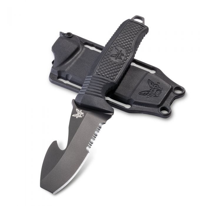 Benchmade - H2O FIXED DIVE KNIFE | BLACK SANTOPRENE®
