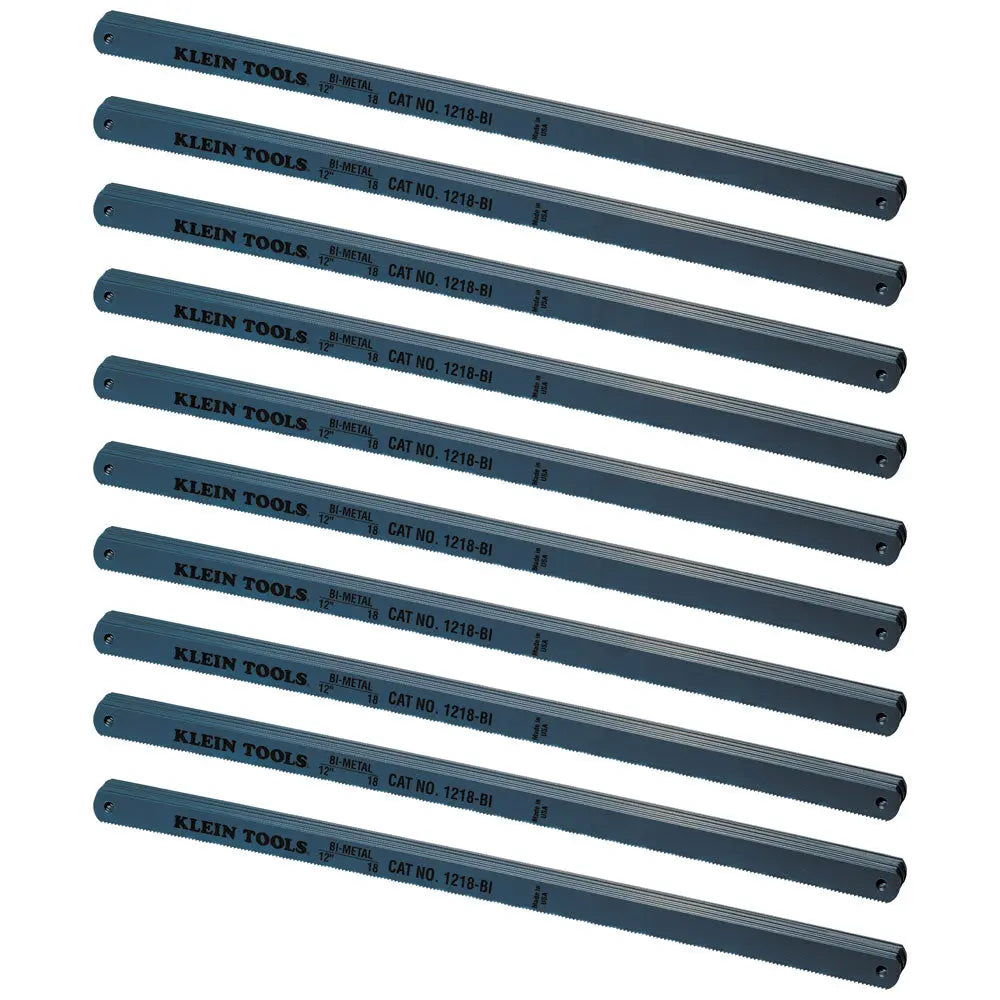Klein Bi-Metal Blades, 18 TPI, 12-Inch, 100-Pack Klein Tools