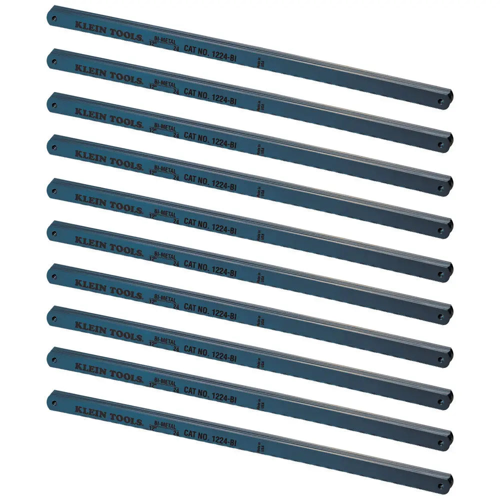 Klein Bi-Metal Blades, 24 TPI, 12-Inch, 100-Pack Klein Tools