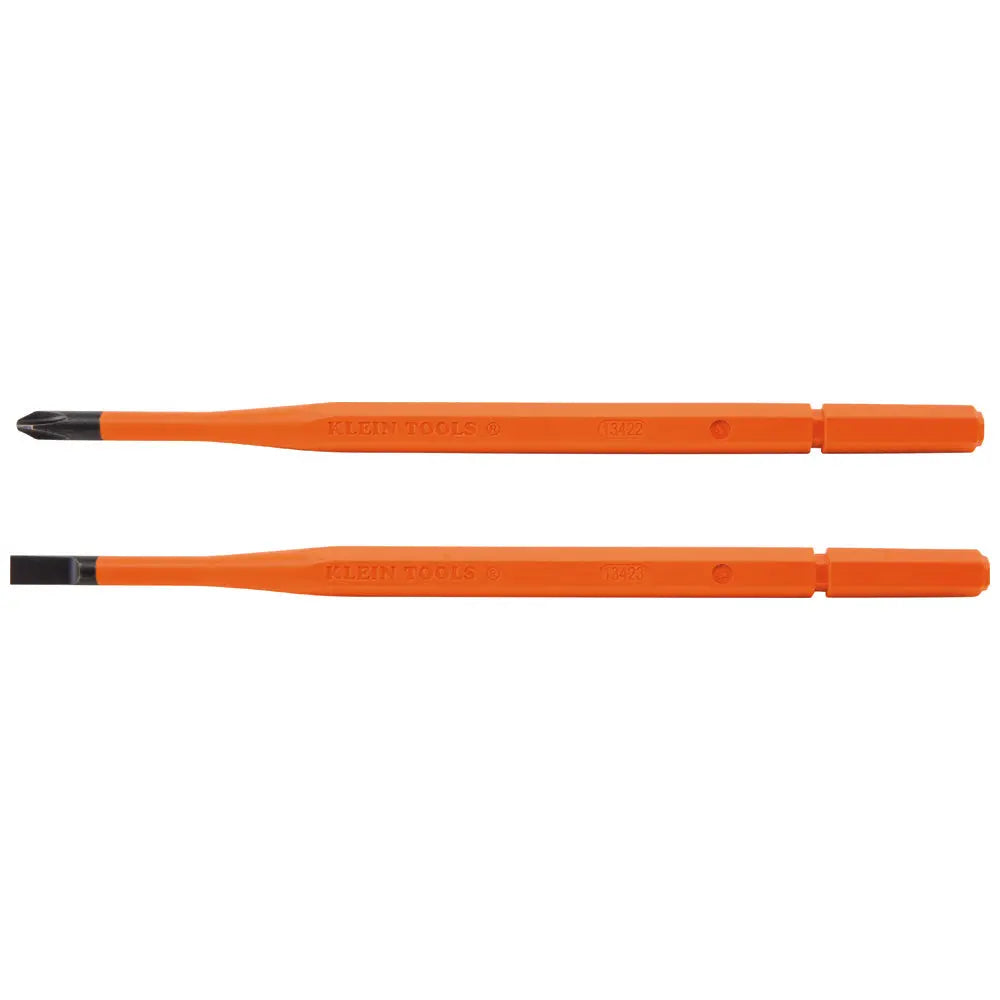 Klein Screwdriver Blades, Insulated Single-End, 2-Pack Klein Tools