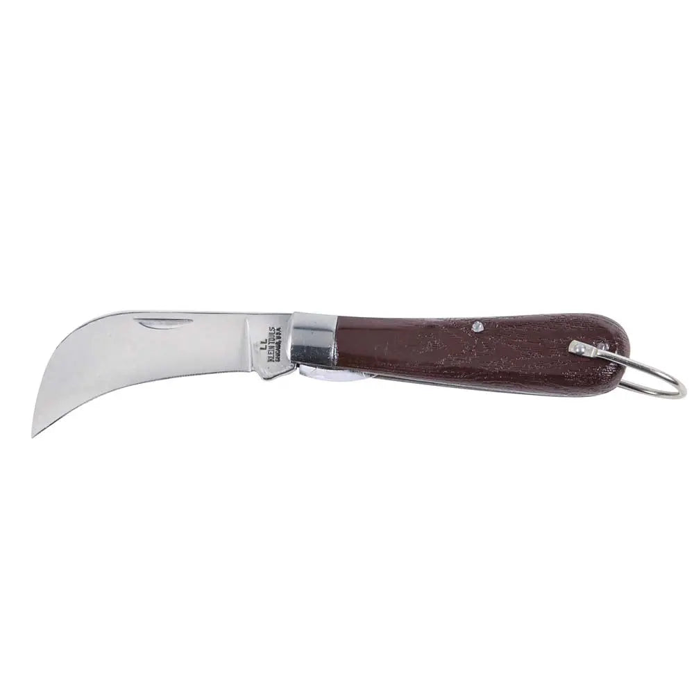 Klein Pocket Knife, Carbon Steel Hawkbill Slitting Blade Klein Tools