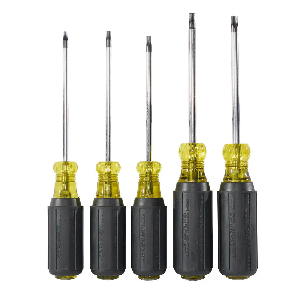 Klein Screwdriver Set, TORX® Cushion-Grip™, 5-Piece Klein Tools
