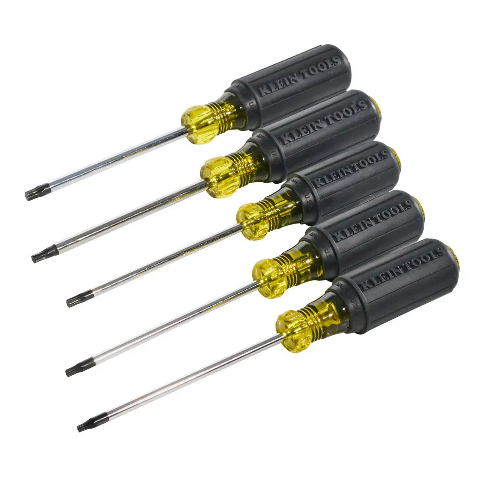 Klein Screwdriver Set, TORX® Cushion-Grip™, 5-Piece Klein Tools