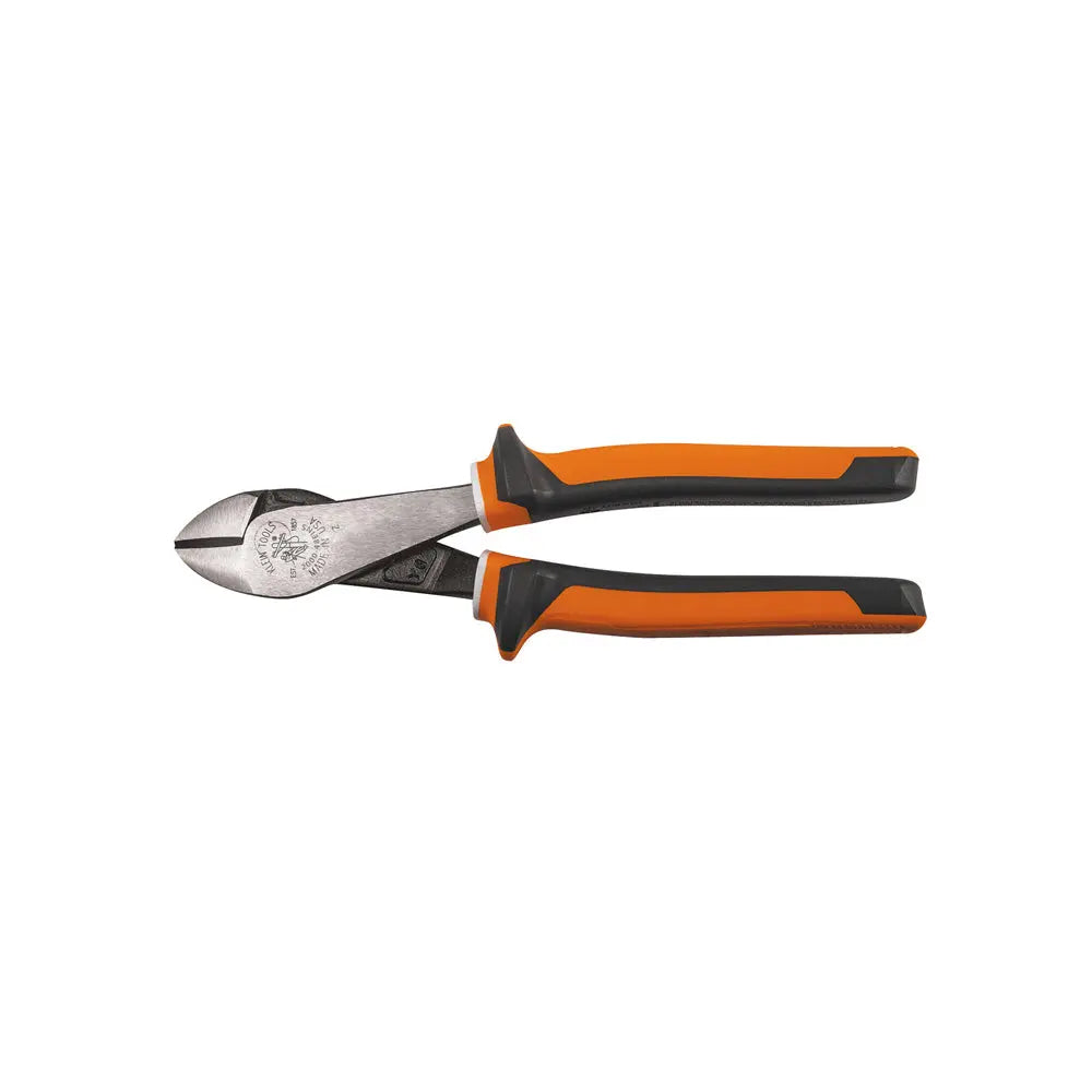 Klein Diagonal Cutting Pliers, Insulated, Angled Head, 8-Inch Klein Tools