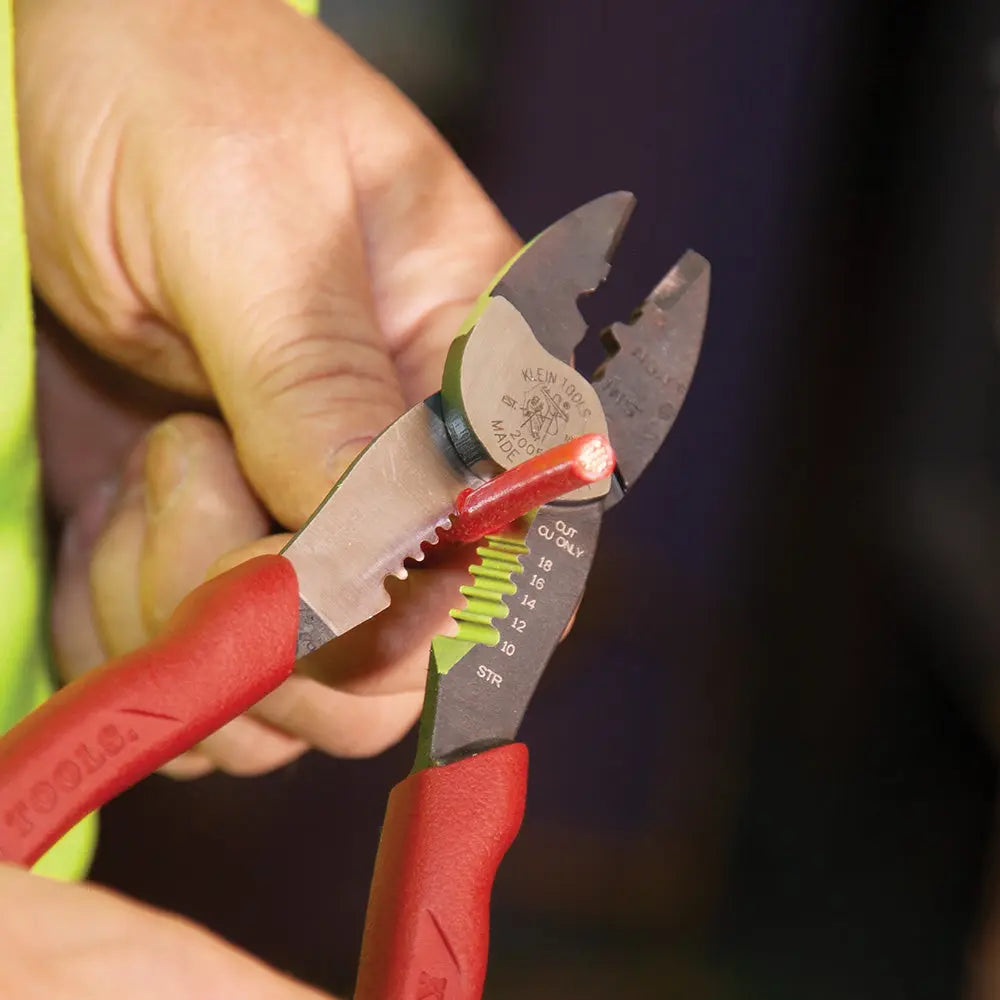 Klein Forged Steel Wire Crimper, Cutter, Stripper Klein Tools