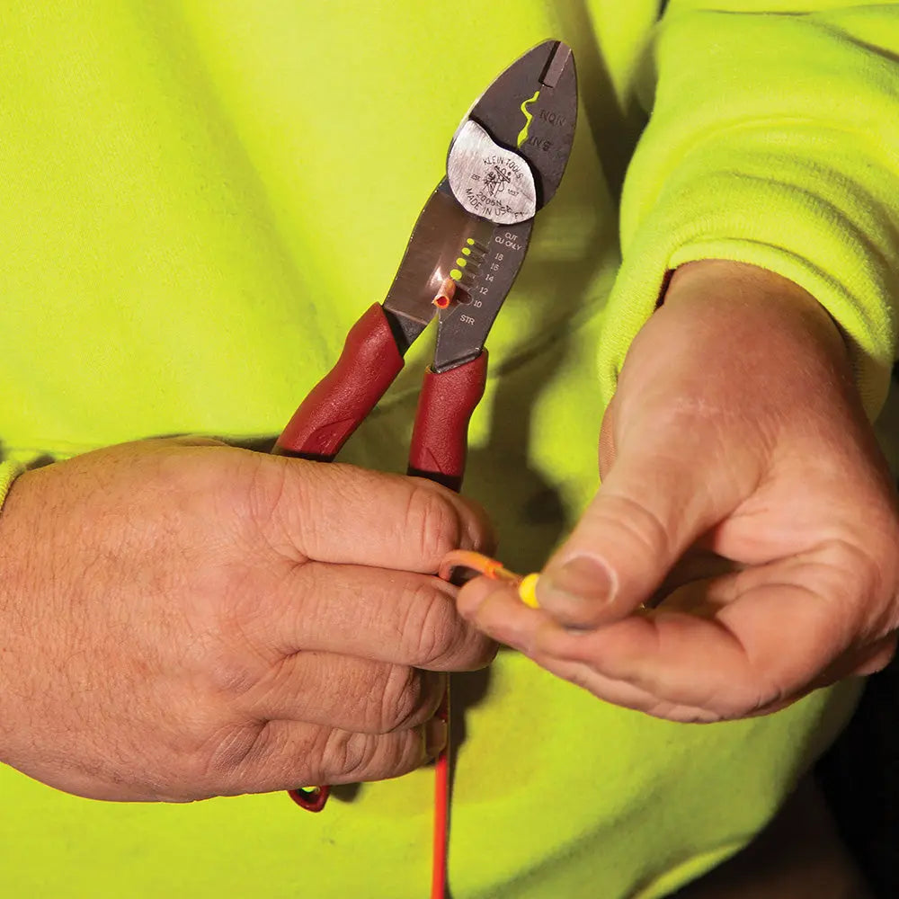 Klein Forged Steel Wire Crimper, Cutter, Stripper Klein Tools