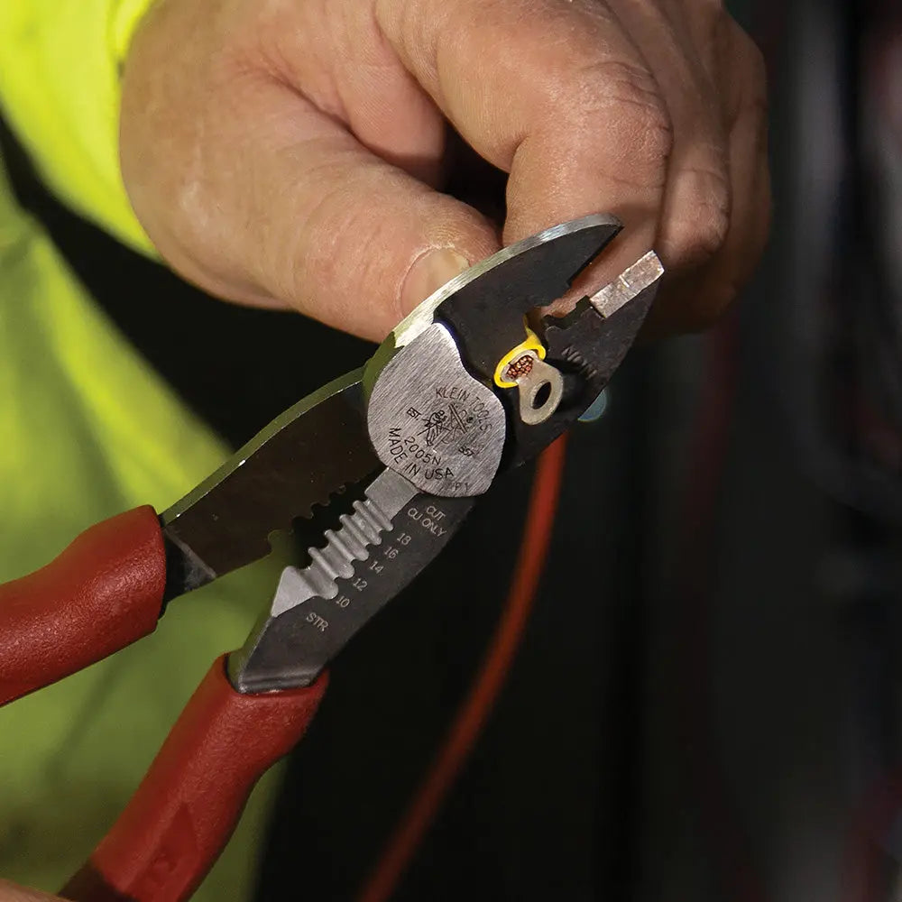 Klein Forged Steel Wire Crimper, Cutter, Stripper Klein Tools