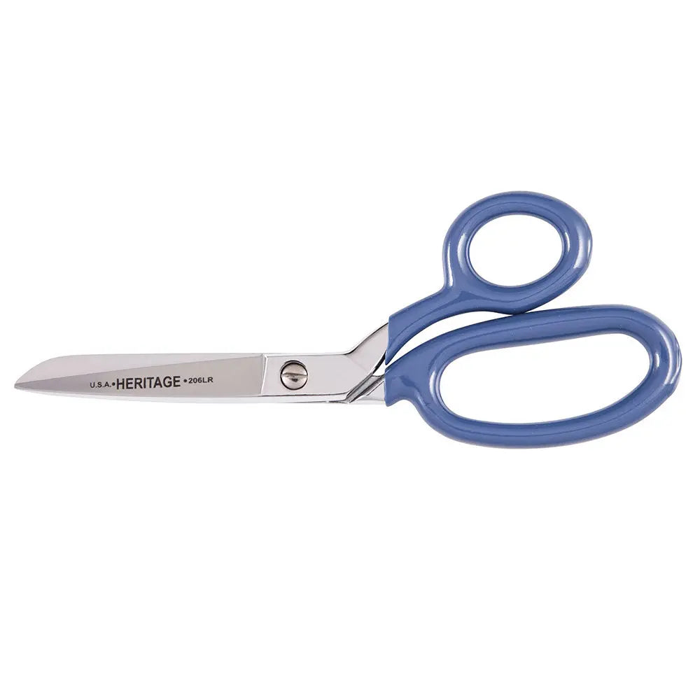 Klein Bent Trimmer, Large Ring, Blue Coating, 6-Inch Klein Tools