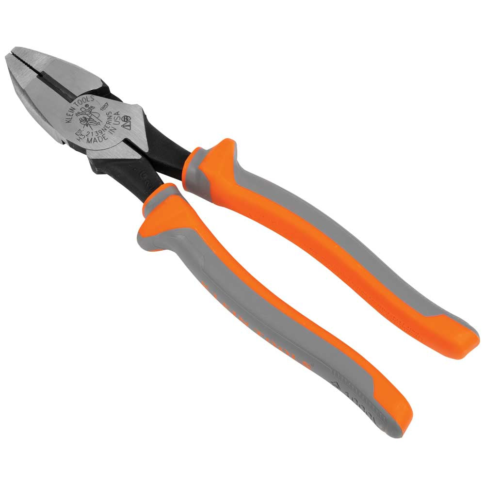 Klein Insulated Pliers, Side Cutters, 9-Inch