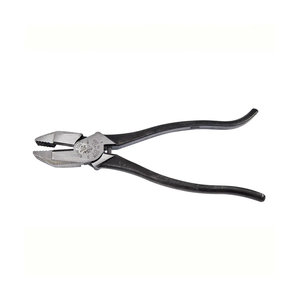 Klein Ironworker's Pliers, Aggressive Knurl, 9-Inch Klein Tools