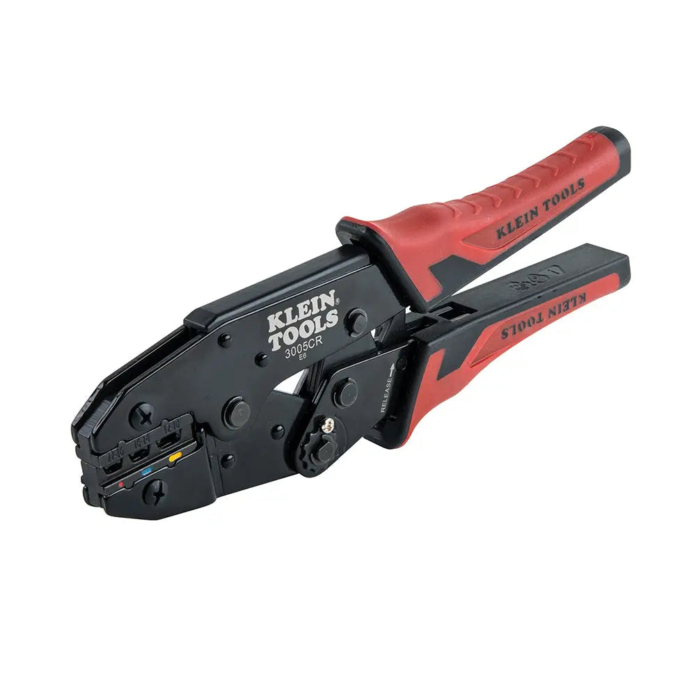 Klein Ratcheting Crimper, 10-22 AWG - Insulated Terminals Klein Tools