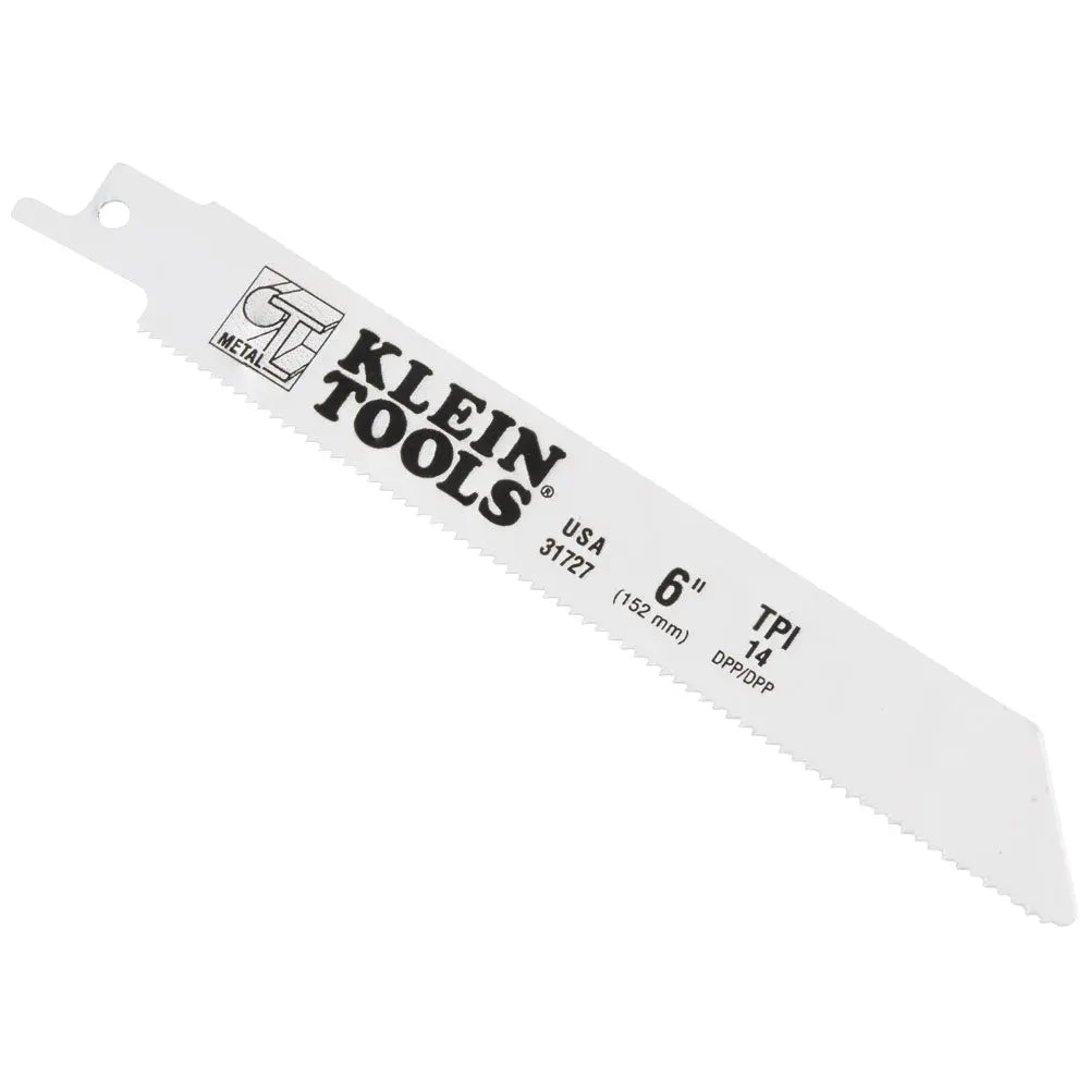 Klein Reciprocating Saw Blades, 14 TPI, 6-Inch, 5-Pack Klein Tools