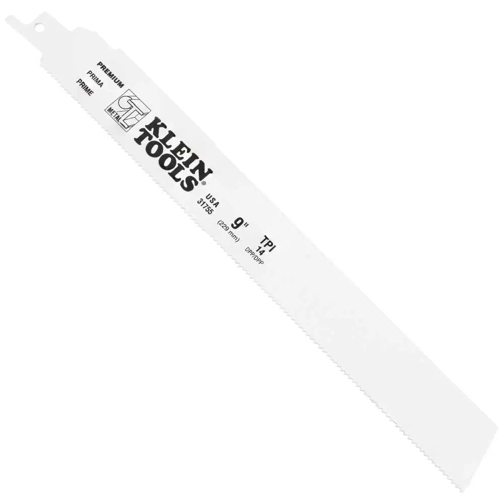Klein Reciprocating Saw Blades, 14 TPI, 9-Inch, 5-Pack Klein Tools