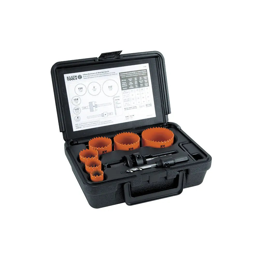 Klein Bi-Metal Hole Saw Kit, 8-Piece Klein Tools