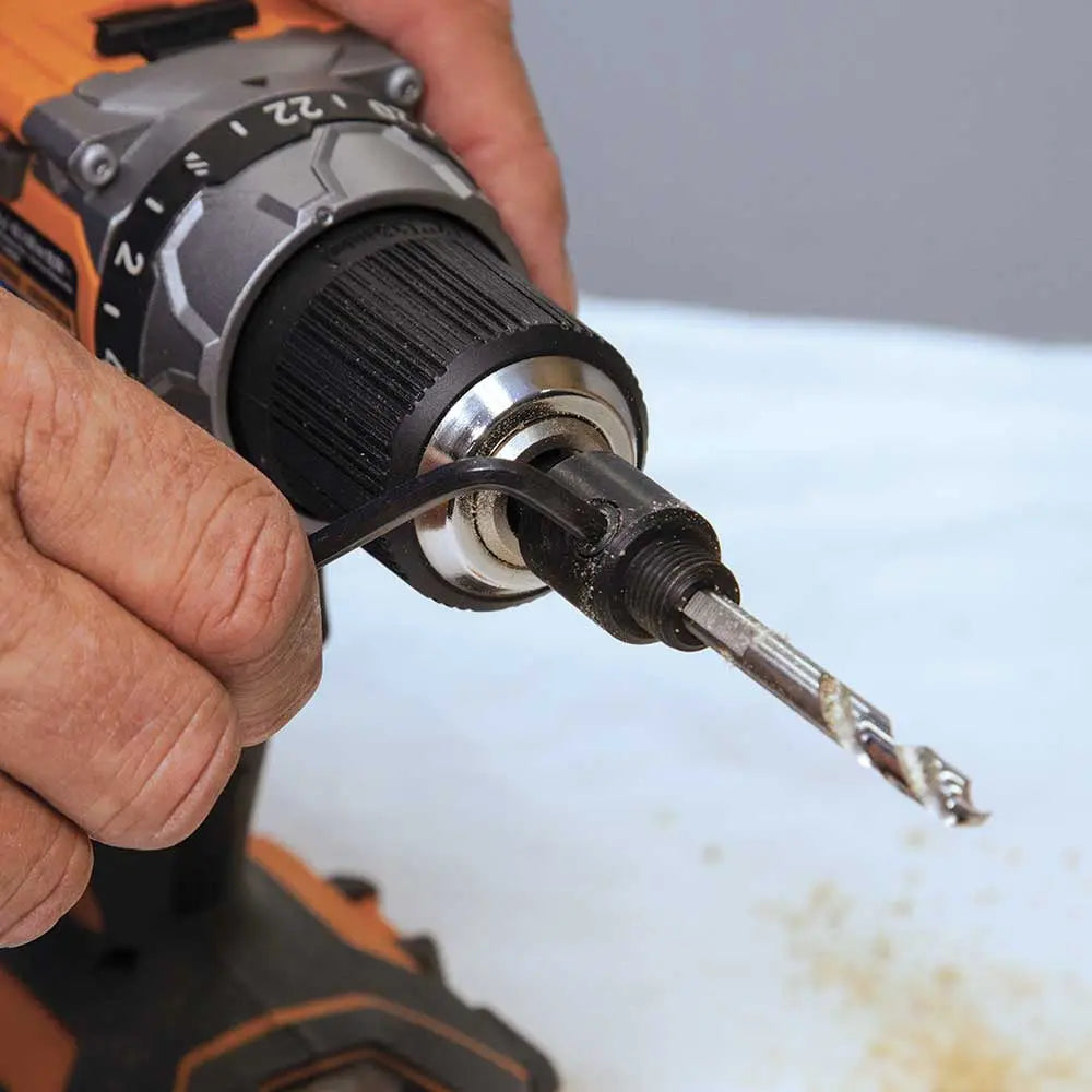 Klein Hole Saw Arbor with Adapter, 3/8-Inch Klein Tools