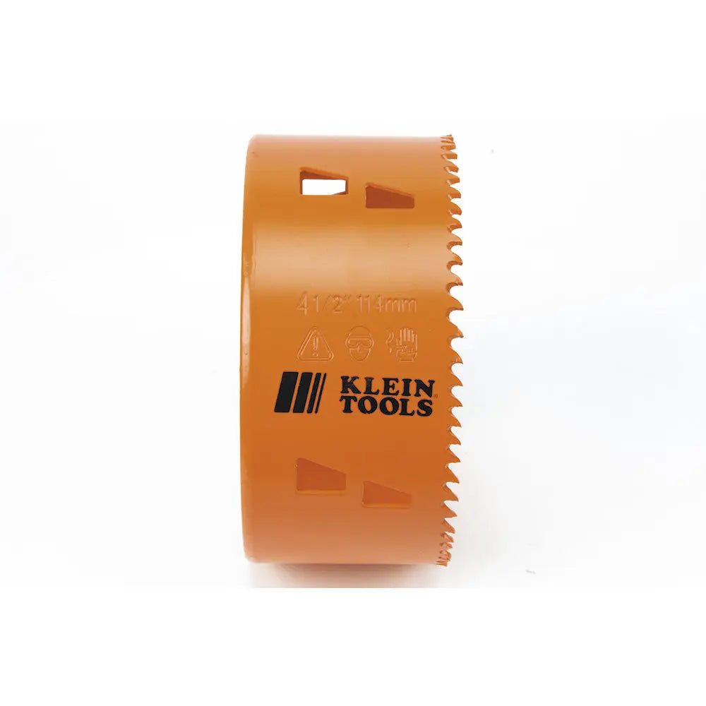 Klein Bi-Metal Hole Saw, 4-1/2-Inch Klein Tools