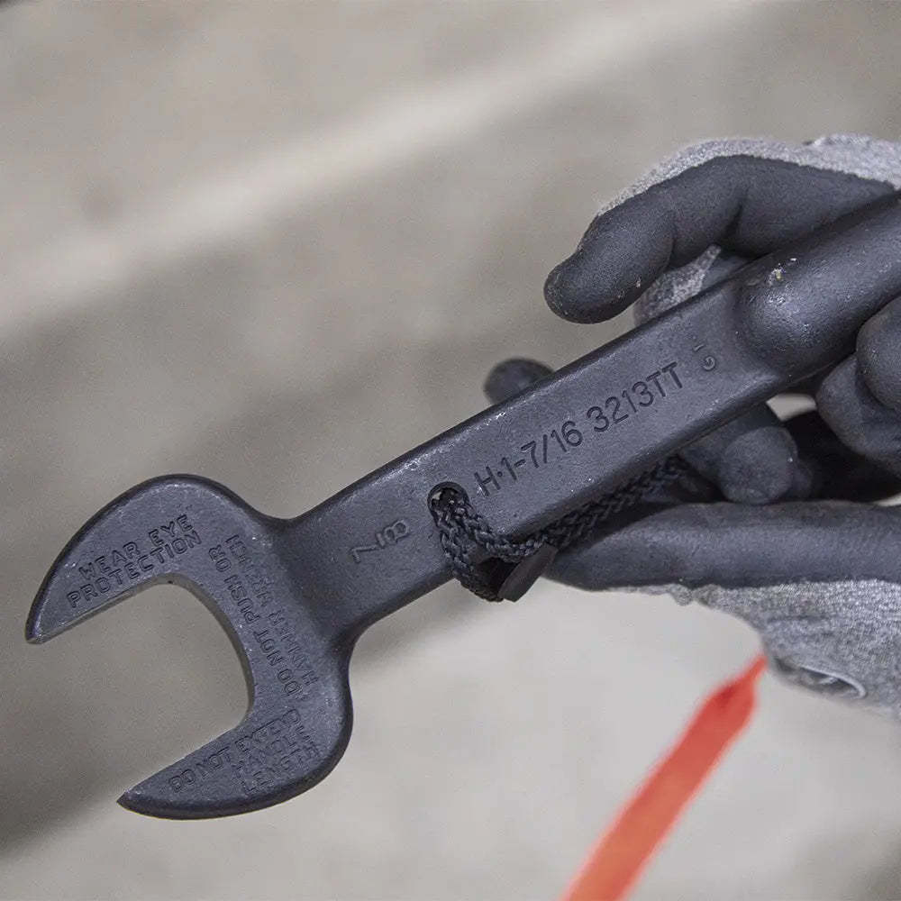 Klein Spud Wrench, 1-7/16-Inch Nominal Opening with Tether Hole Klein Tools