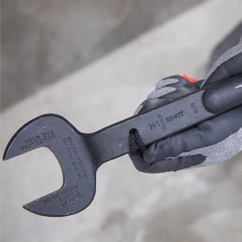 Klein Spud Wrench, 1-5/8-Inch Nominal Opening with Tether Hole Klein Tools