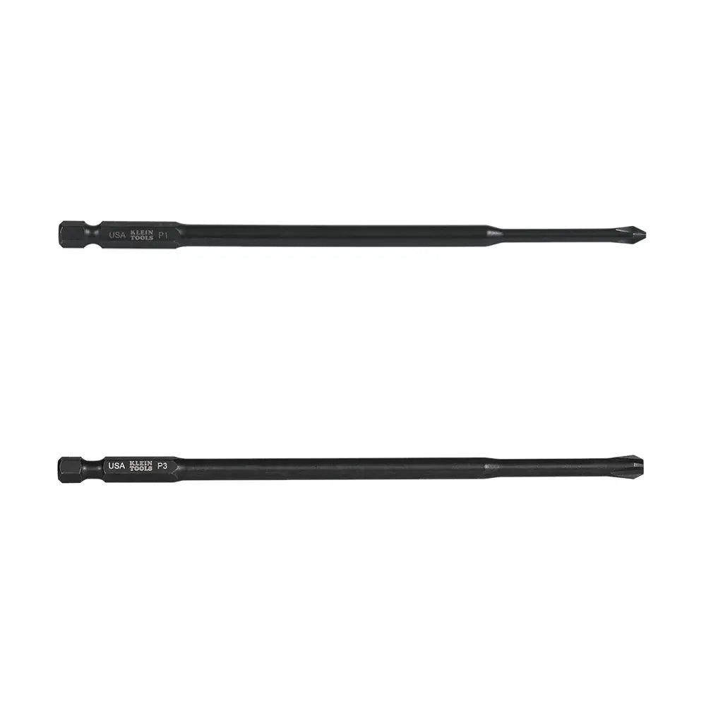 Klein Multi-bit Set, Power Driver Phillips #1 and #3, 6-Inch Klein Tools