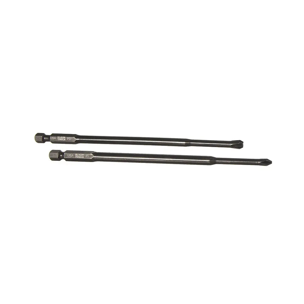 Klein Multi-bit Set, Power Driver Phillips #1 and #3, 6-Inch Klein Tools