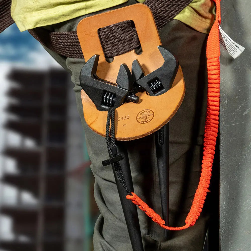 Klein Adjustable Spud Wrench, 10-Inch, 1-7/16-Inch, Tether Hole Klein Tools