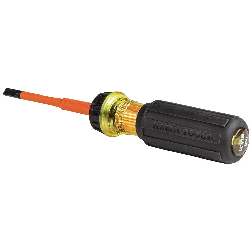 Klein Flip-Blade Insulated Screwdriver, 2-in1, Ph Bit #2, Sl Bit 1/4-Inch Klein Tools