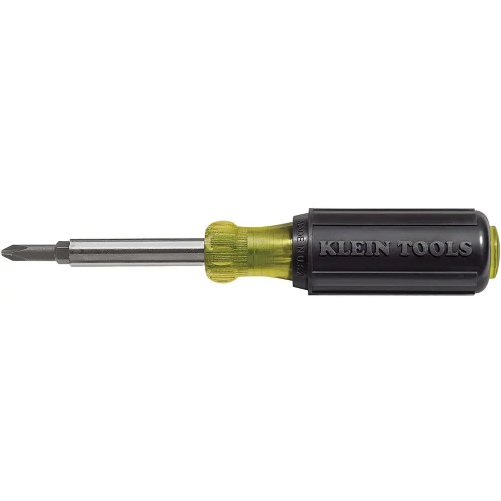 Klein Multi-Bit Screwdriver / Nut Driver, 5-in-1, Phillips, Slotted Bits Klein Tools