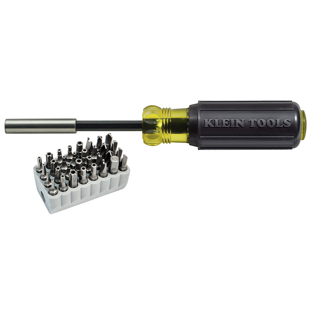 Klein Magnetic Screwdriver with 32 Tamperproof Bits