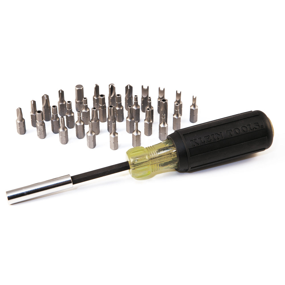 Klein Magnetic Screwdriver with 32 Tamperproof Bits