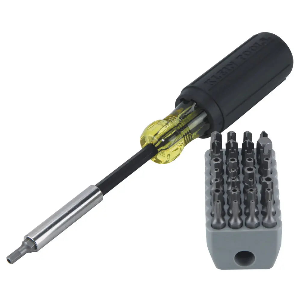 Klein Magnetic Screwdriver with 32 Tamperproof Bits Klein Tools