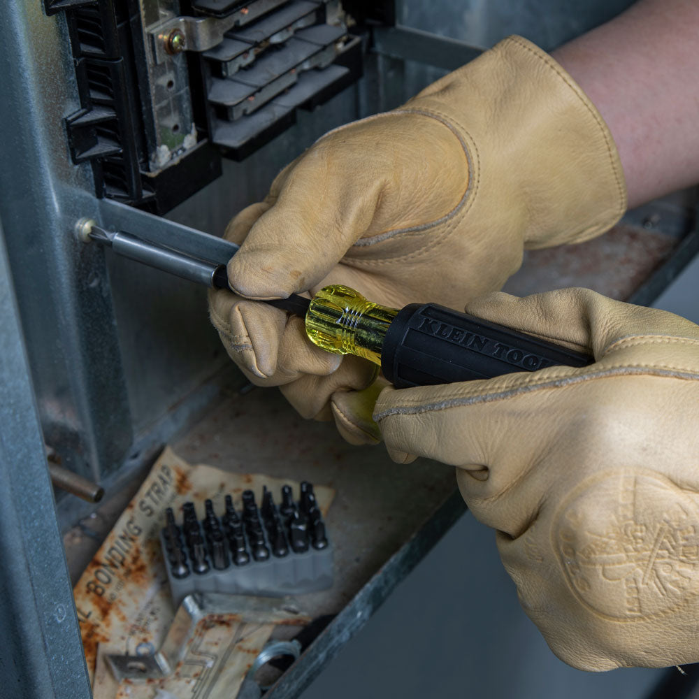 Klein Magnetic Screwdriver with 32 Tamperproof Bits