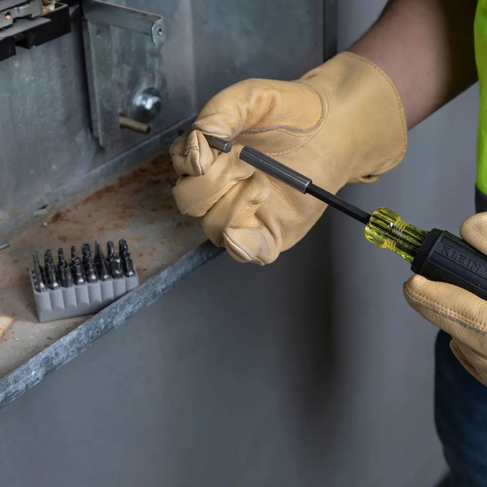 Klein Magnetic Screwdriver with 32 Tamperproof Bits Klein Tools