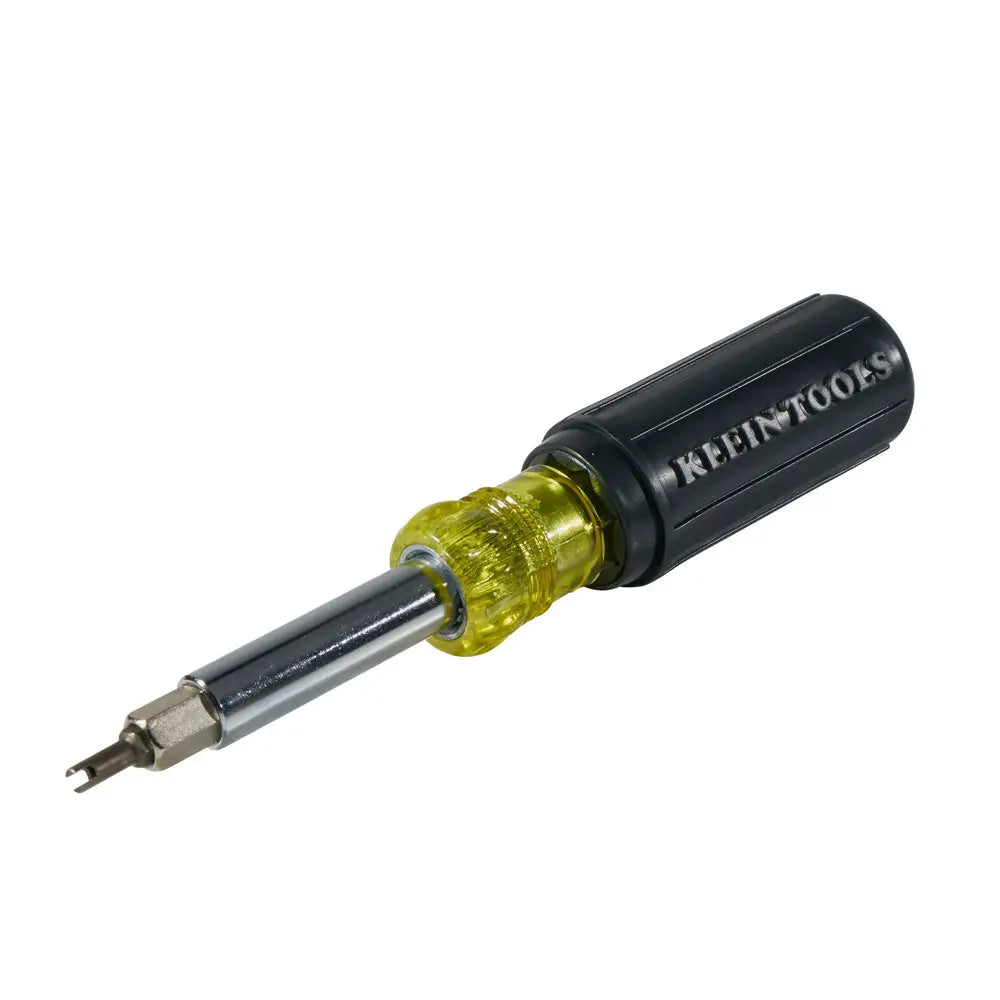 Klein Multi-Bit Screwdriver / Nut Driver, 11-in-1, Ph, Sl, Sq, Schrader Bits Klein Tools