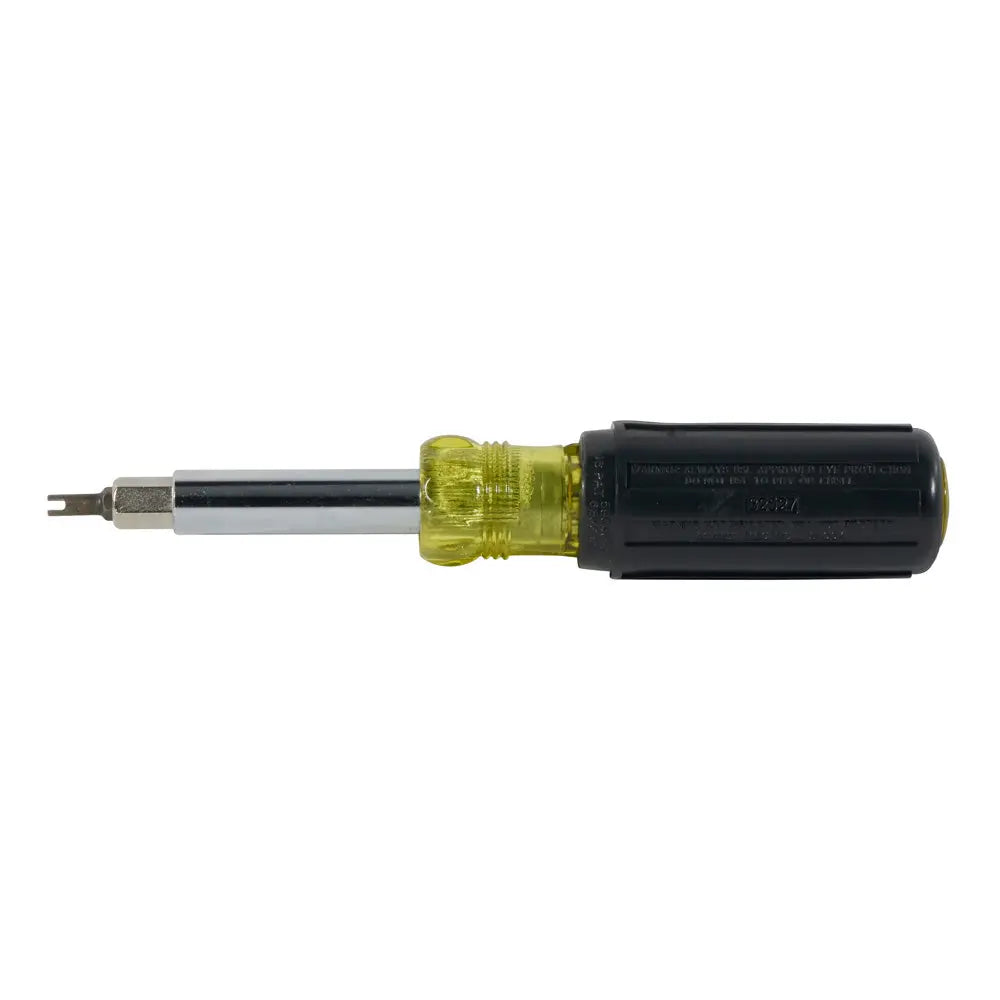 Klein Multi-Bit Screwdriver / Nut Driver, 11-in-1, Ph, Sl, Sq, Schrader Bits Klein Tools