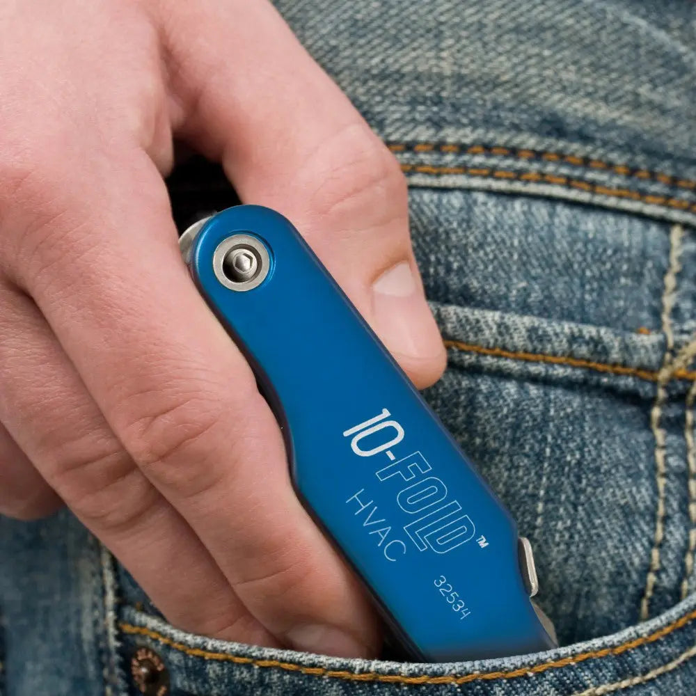 Klein 10 Fold Screwdriver with Schrader Valve Core Klein Tools