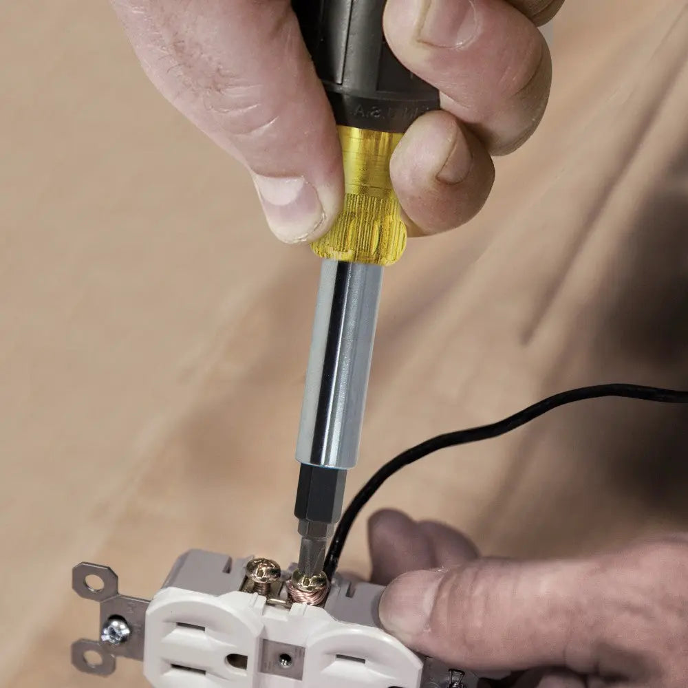 Klein Multi-Bit Screwdriver / Nut Driver, 10-in-1, Heavy Duty Klein Tools