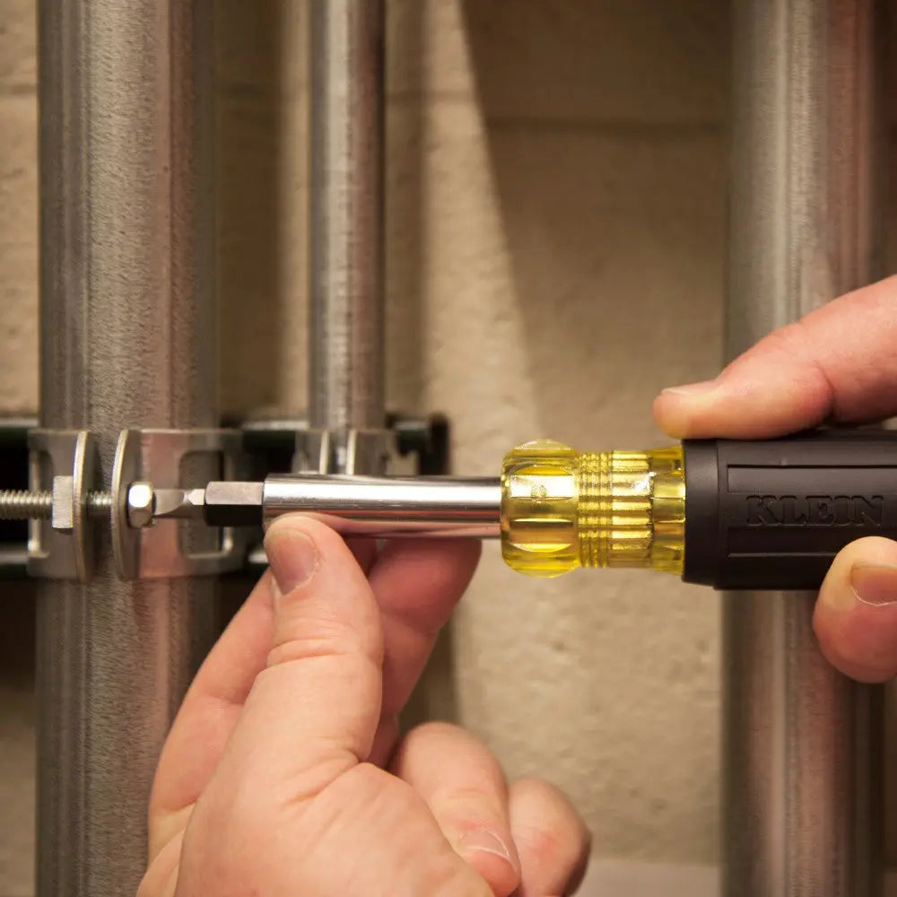 Klein Multi-Bit Screwdriver / Nut Driver, 10-in-1, Heavy Duty Klein Tools