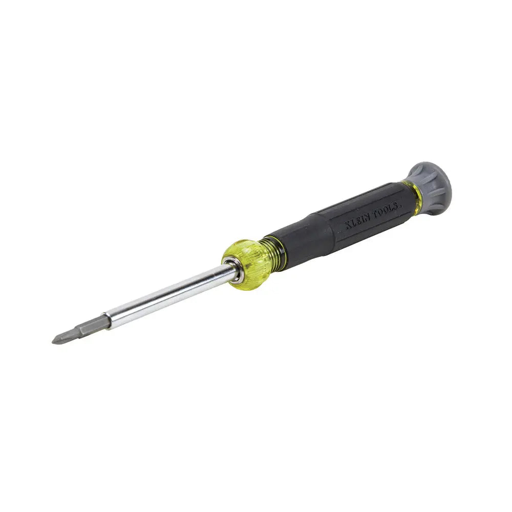 Klein Multi-Bit Electronics Screwdriver, 4-in-1, Phillips, Slotted Bits Klein Tools