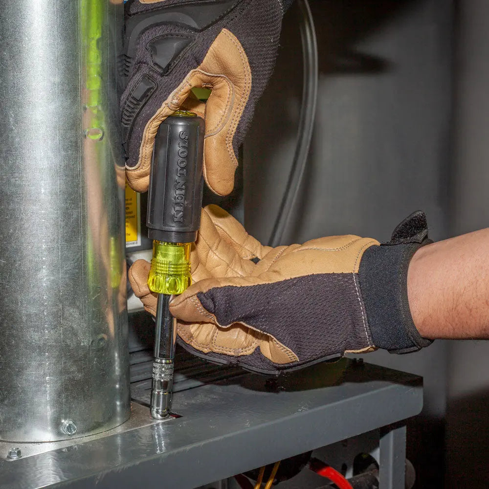 Klein HVAC Slide Drive™ Multi-Bit Screwdriver / Nut Driver, 8-in-1 Klein Tools