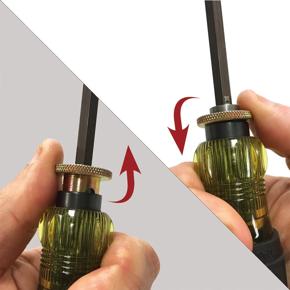 Klein Adjustable Screwdriver, #1 and #2 Square Klein Tools