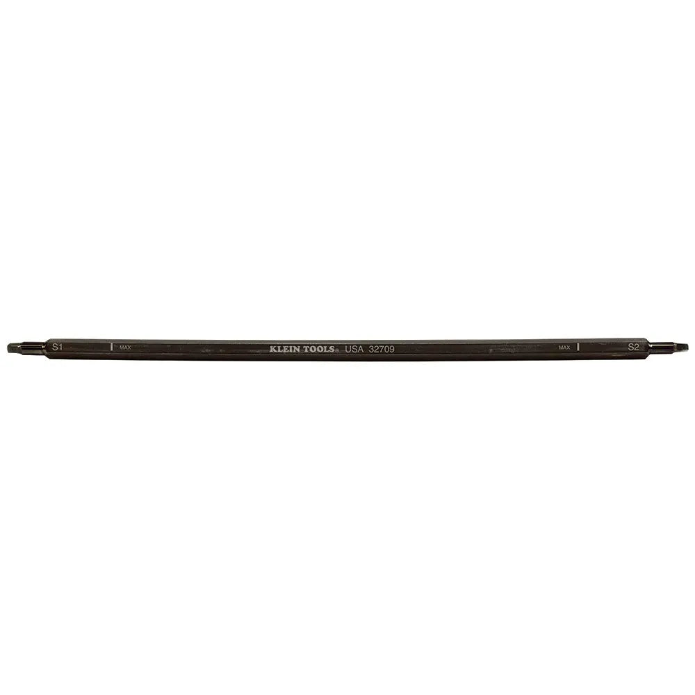 Klein Adjustable-Length Screwdriver Blade, Square #1, #2 Klein Tools