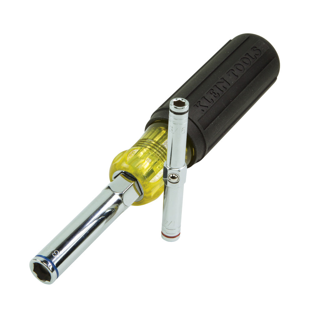 Klein 5-in-1 Multi-Bit Screwdriver / Nut Driver, Heavy Duty