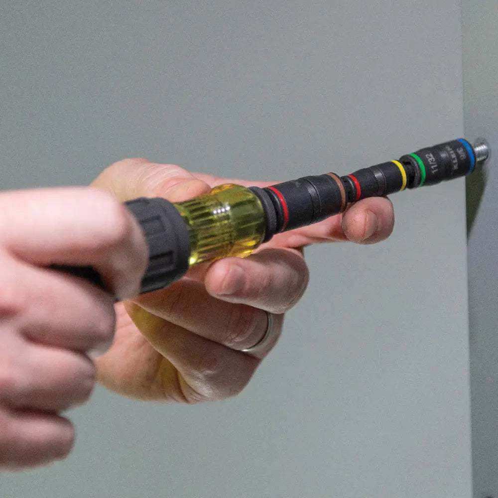 Klein 7-in-1 Impact Flip Socket Set, No Handle Klein Tools