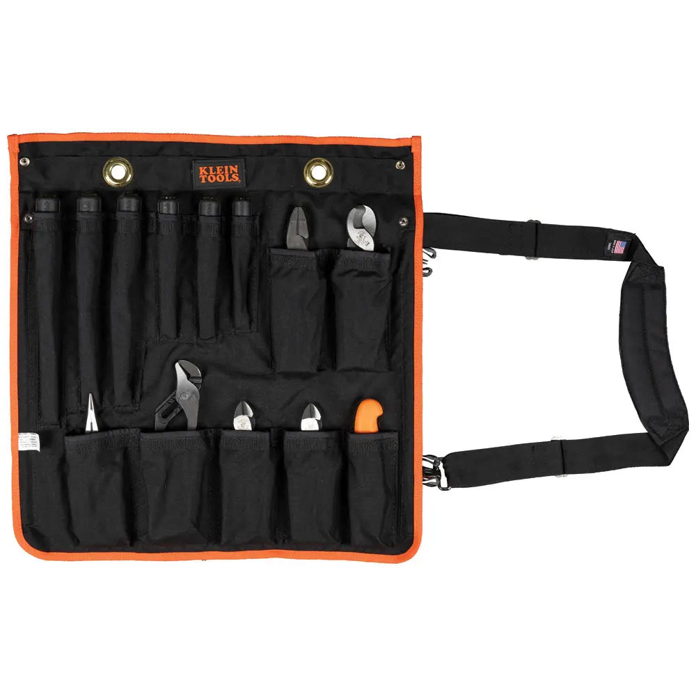Klein 1000V Insulated Utility Tool Kit in Roll Up Pouch, 13 Piece Klein Tools