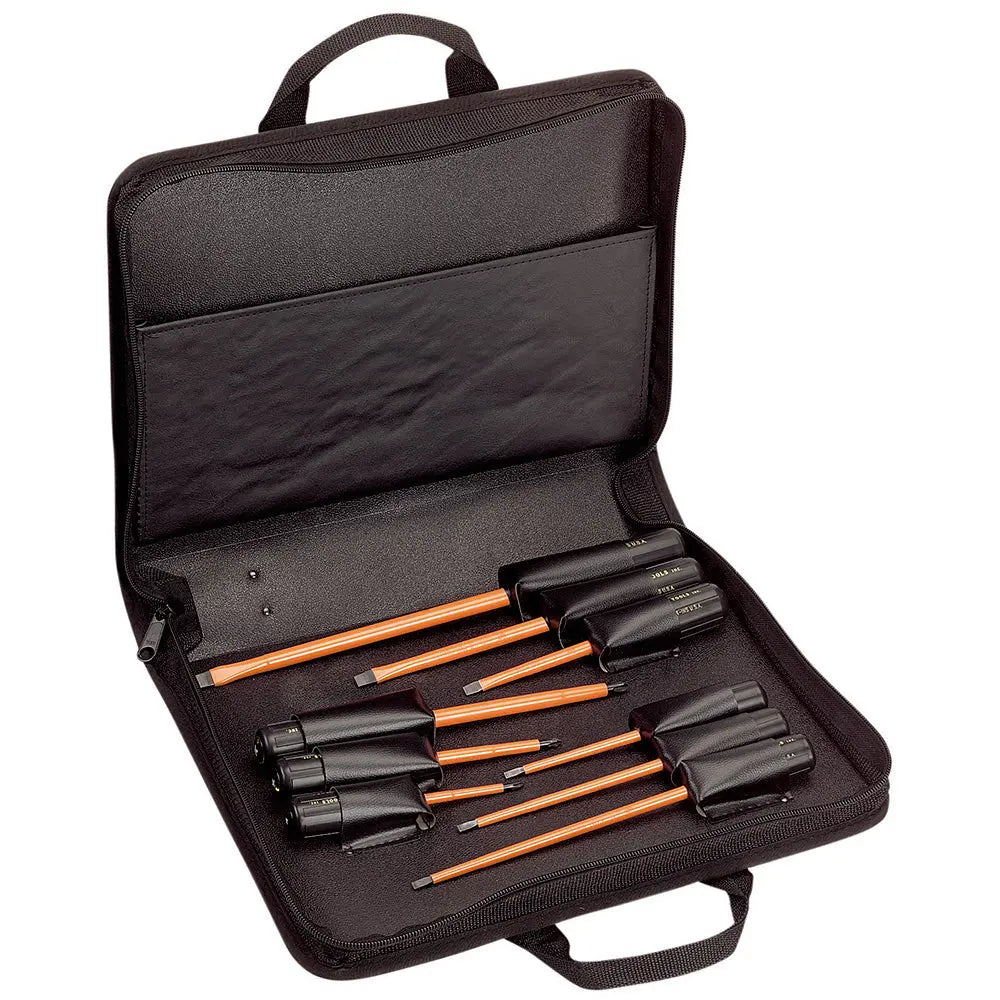 Klein Screwdriver Set, 1000V Insulated Slotted and Phillips, 9-Piece Klein Tools
