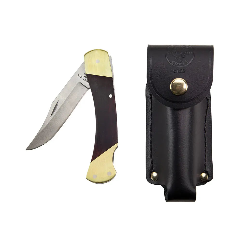Klein Sportsman Knife, 3-3/8-Inch Drop Point Blade Klein Tools