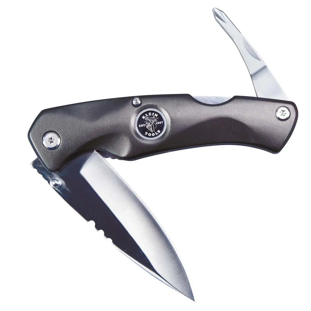 Klein Electrician's Pocket Knife w/#2 Phillips Klein Tools