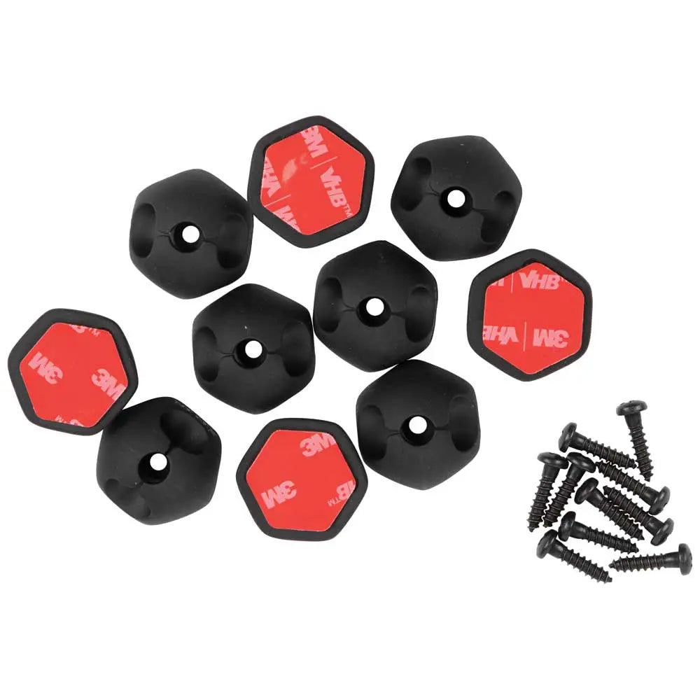 Klein Self-Adhesive Cable Mounting Clips, 1 Slot (10-Pack) Klein Tools